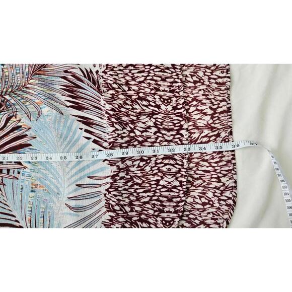 Fig & Flower Anthropologie Women's Tropical Printed Boho Hi-Lo Tunic/Dress Small - Picture 9 of 10